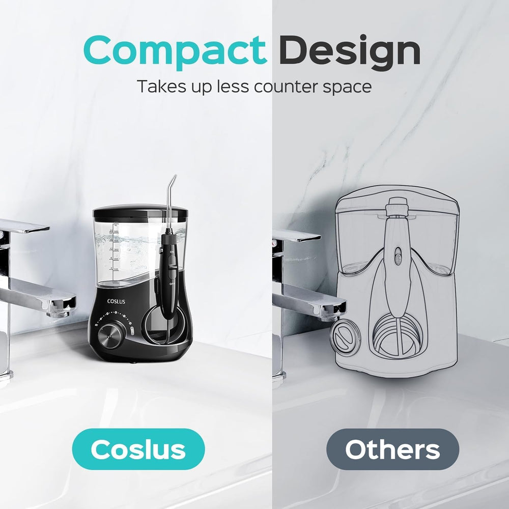 Braces cleaning with COSLUS water flosser