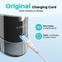 Compatibility of COSLUS charger with figure-8 charging water flossers