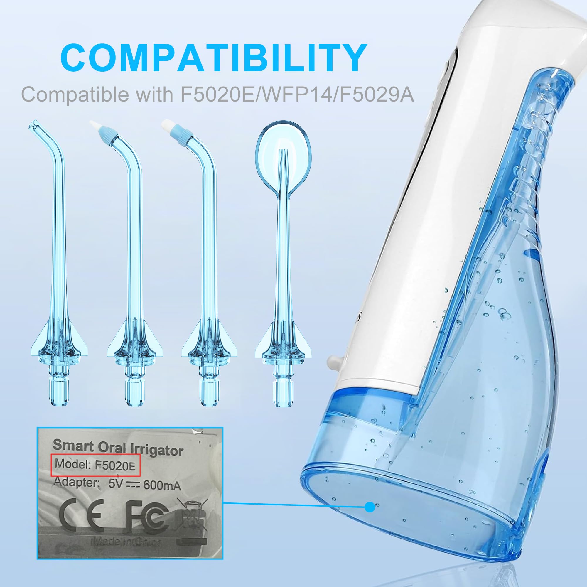 Periodontal tip replacement for COSLUS water flosser
