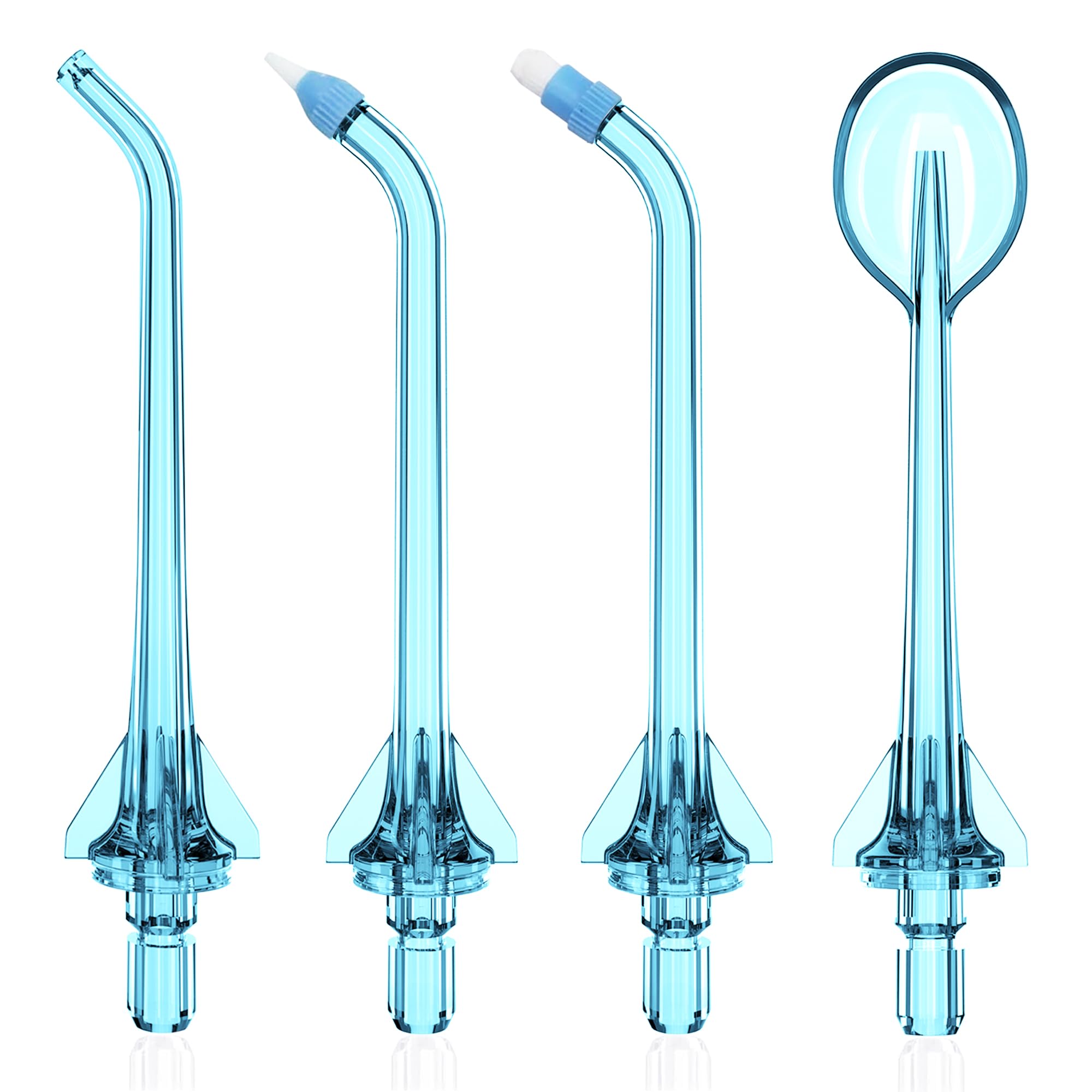 Blue jet tip replacement head for COSLUS water flosser