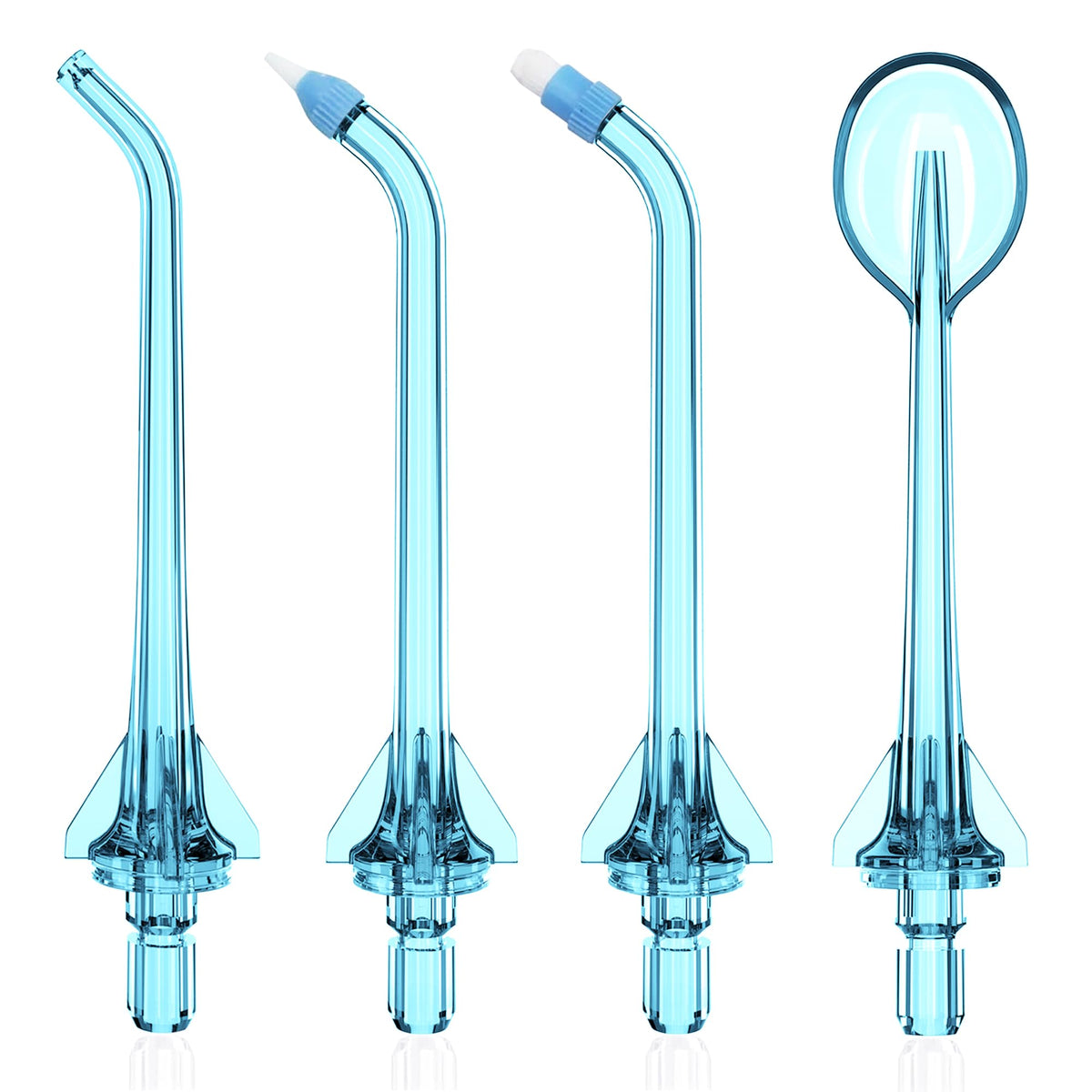 Blue jet tip replacement head for COSLUS water flosser