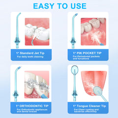 Tongue cleaner tip for COSLUS water flosser