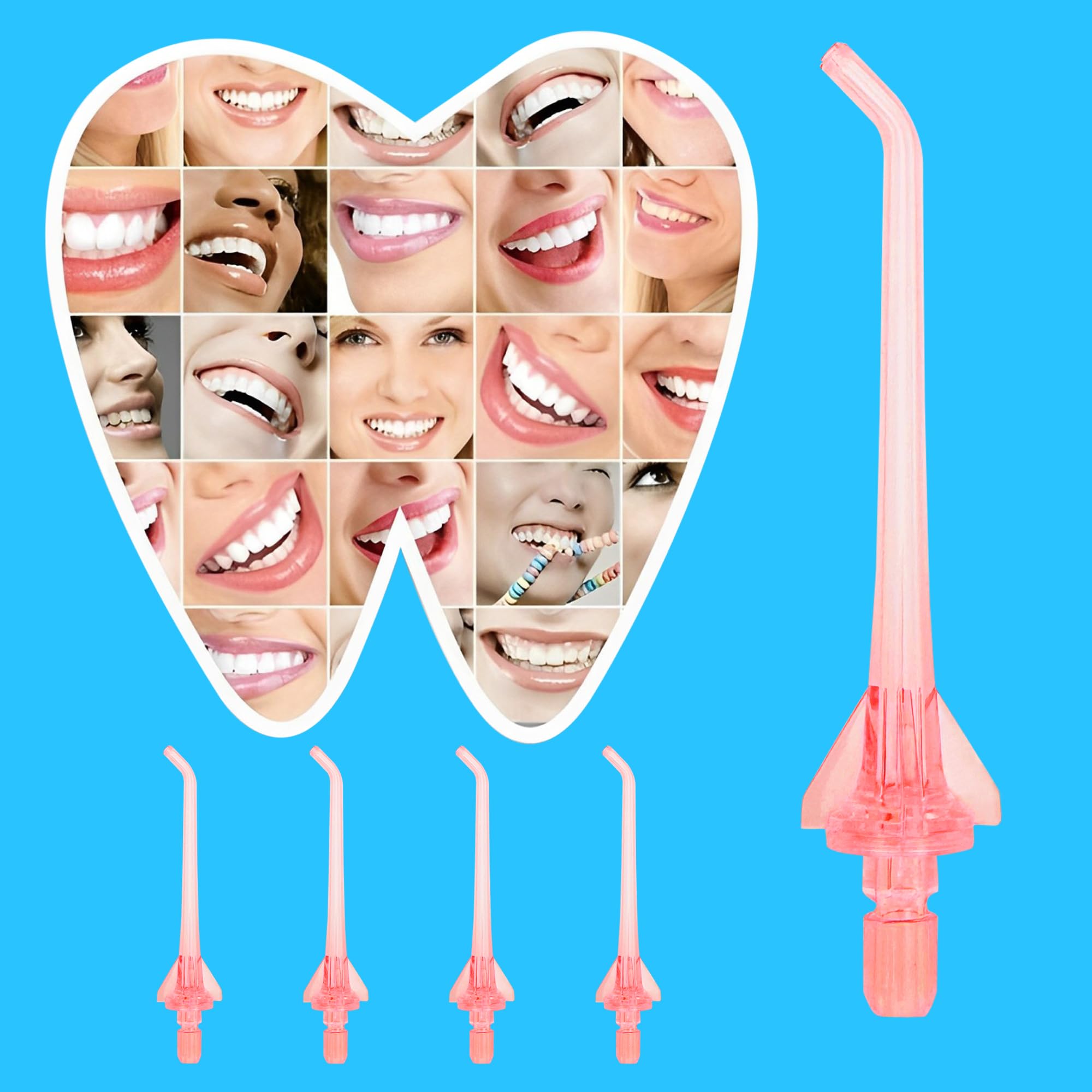 Pink COSLUS compatible jet tips for COSLUS C20/E40/C31/C50/C51