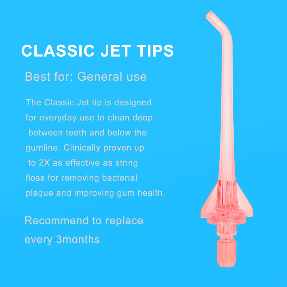 Deep cleaning jet tip suitable for COSLUS water flossers