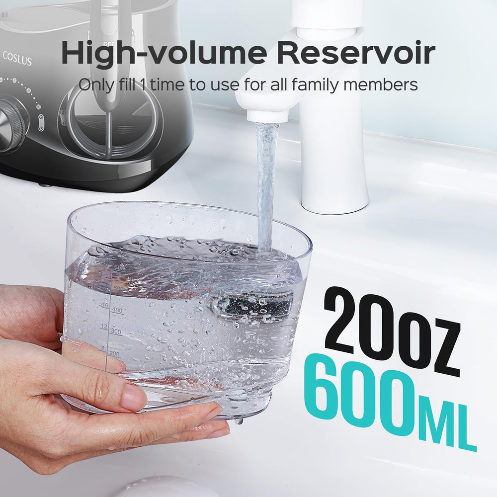 Tongue cleaning tip in COSLUS water flosser set