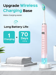 Upgraded wireless charging base for COSLUS flosser