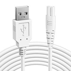 USB charger with cable and port close-up