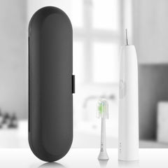 Cosmos 2 pack toothbrush travel case in black