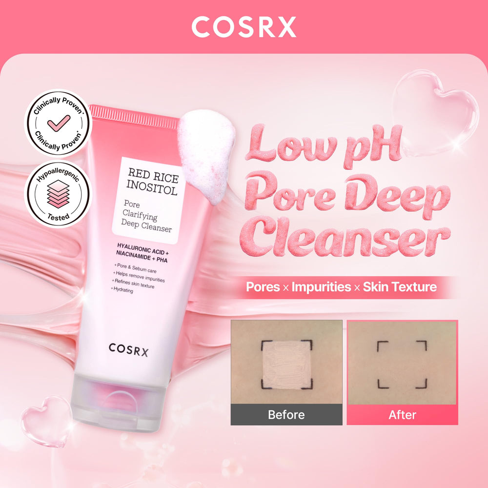 COSRX close-up foamy texture demonstrating gentle cushiony cleaning benefit