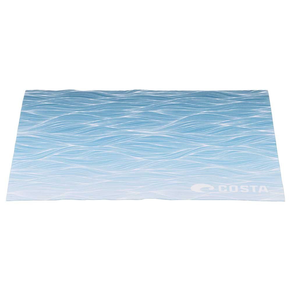 Costa 5x7 Recycled Microfiber Cleaning Cloth in New Wave Blue