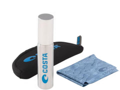 Costa Del Mar Cleaning Kit Costa Blue 1oz – anti-reflective lens cleaner, microfiber cloth, carrying case