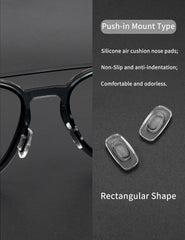 Six-pack packaging of eyeglass replacement nose pads