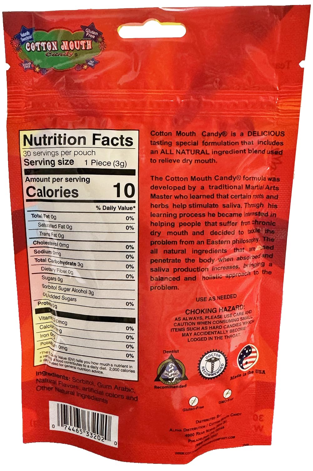 Two 3.3 oz bags in a resealable package