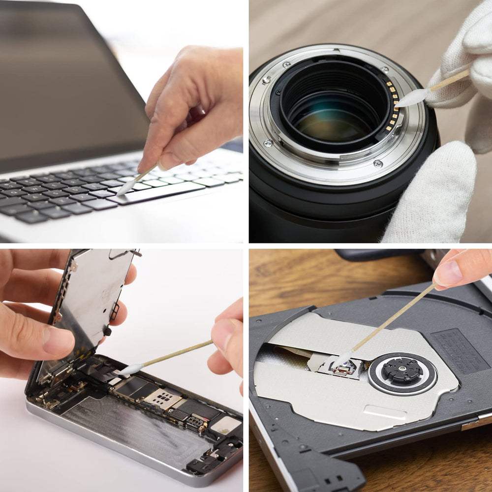 Cotton swabs in detail