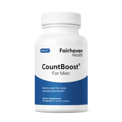 CountBoost for Men bottle with label