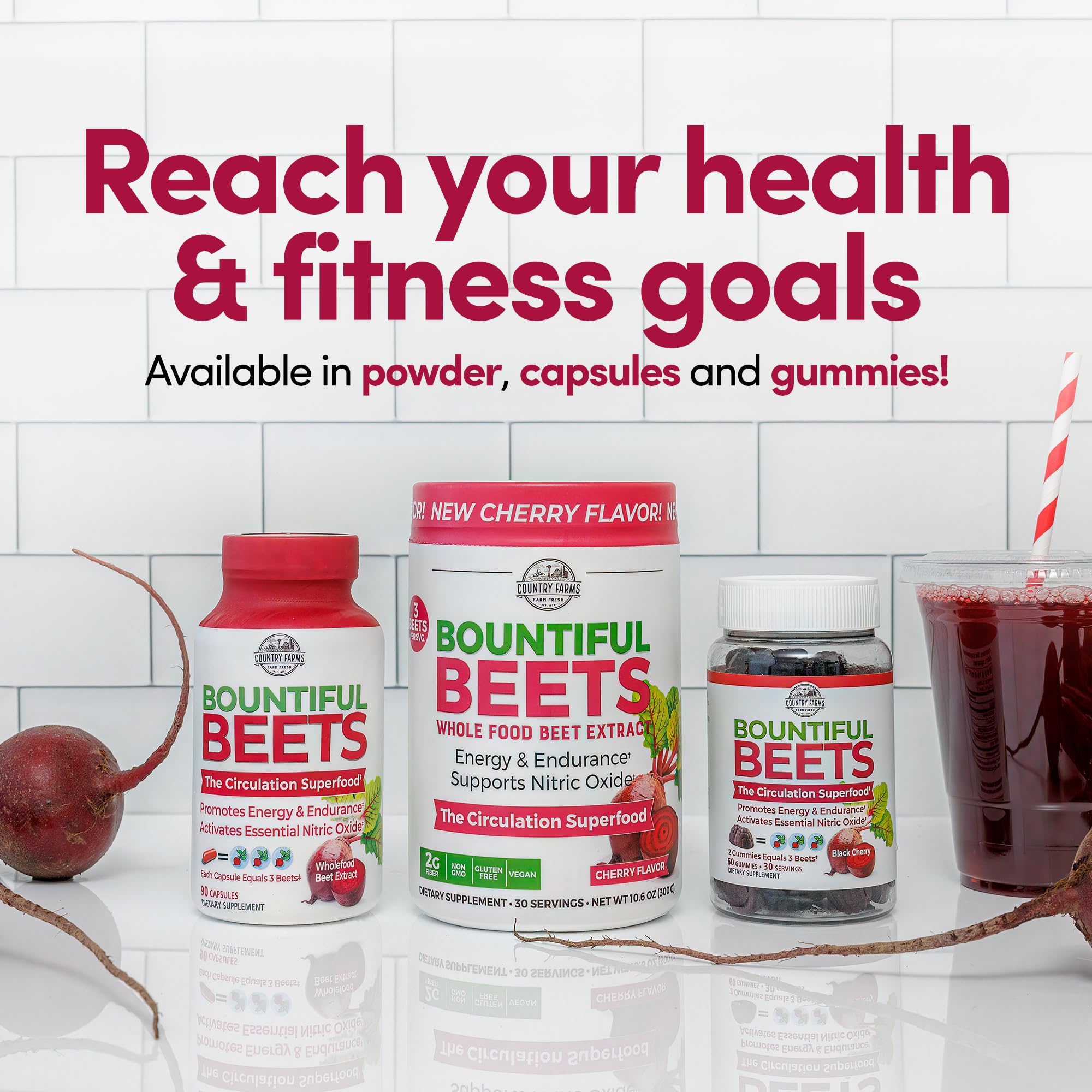 Digestive benefits and fiber from beetroot capsules