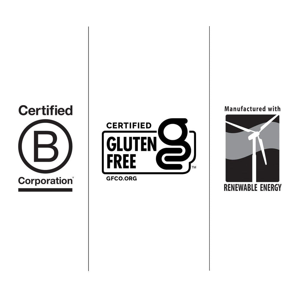 Gluten-free and vegan labeling on packaging