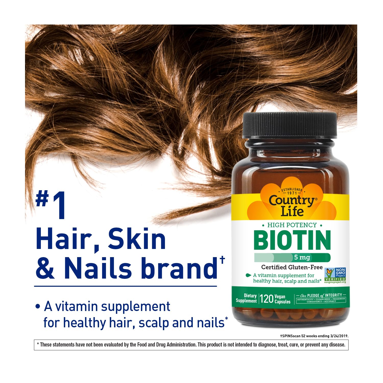 Biotin Vegicaps nutrition facts and ingredients