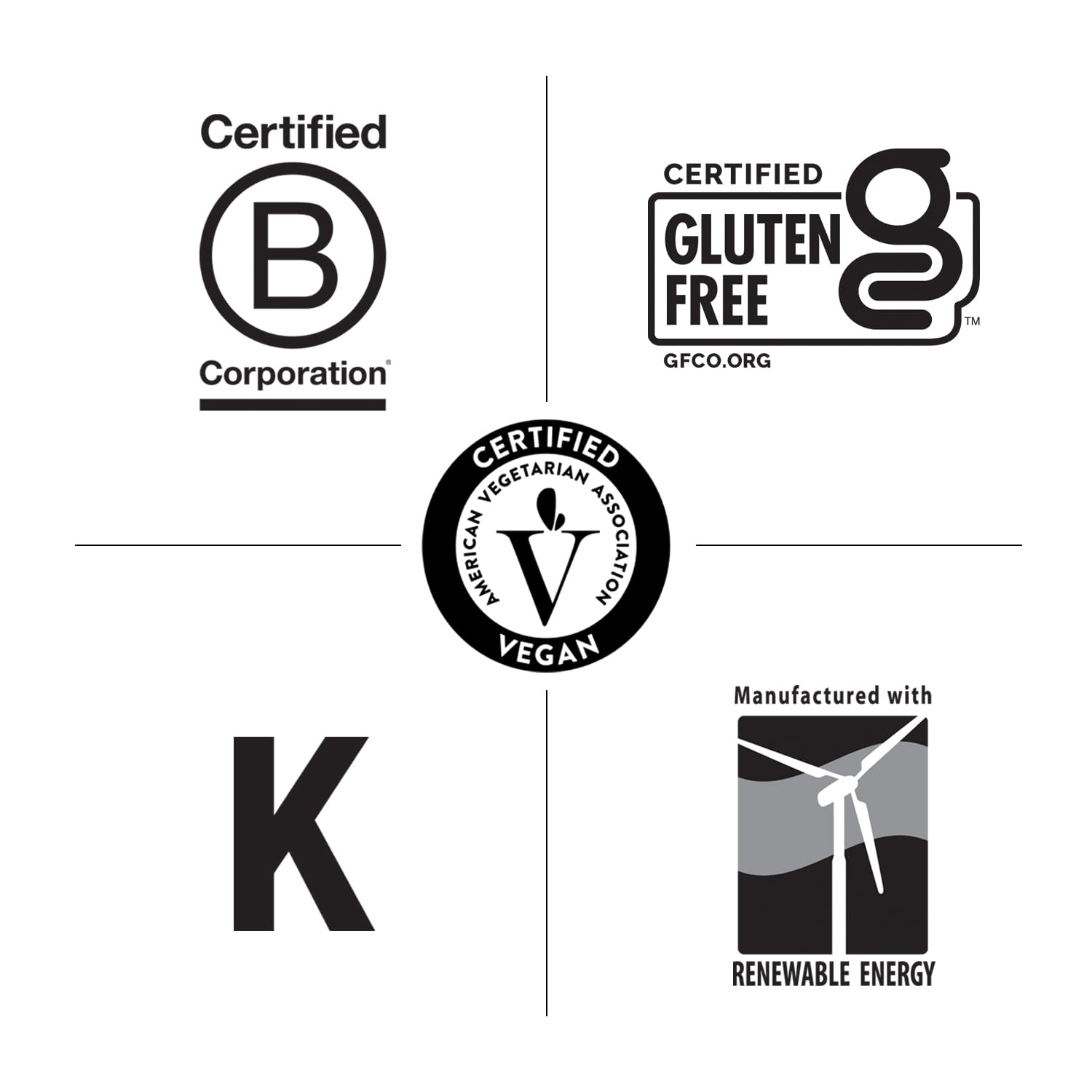 Nutritional ingredients panel for Country Life Coenzyme B-Complex