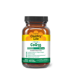 Country Life CoQ10 200mg bottle with front label
