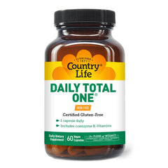 Vegan label on Country Life Daily Total One bottle