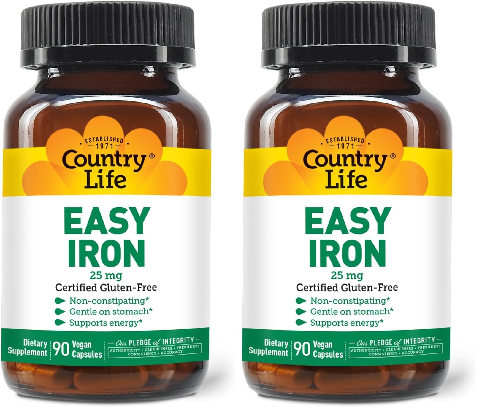 Country Life Easy Iron 25mg Capsules hero image