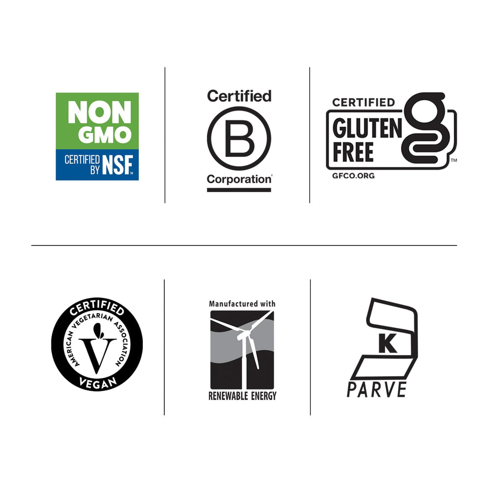 GFCO gluten-free certification badge on product packaging