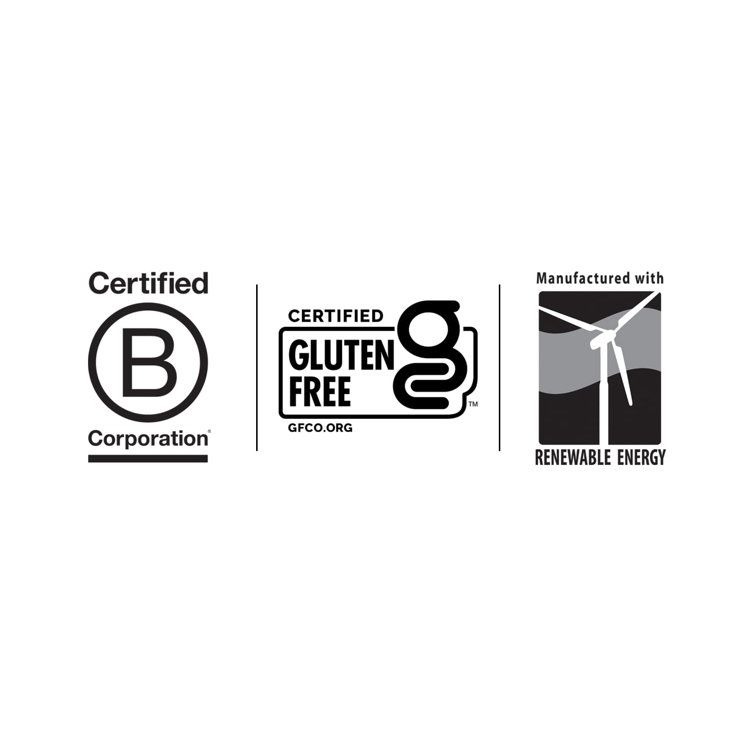Certified Gluten Free logo on product packaging