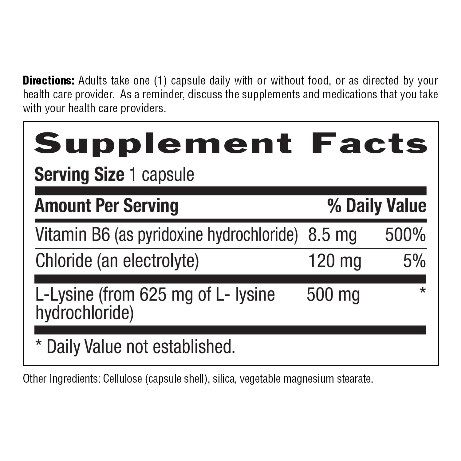 Manufactured in a GMP-certified facility by Country Life