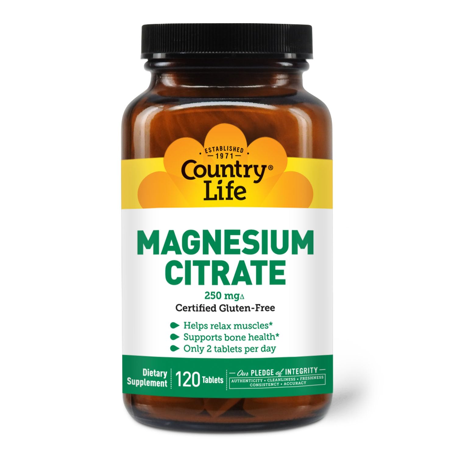 Country Life Magnesium Citrate 250mg energy scene for active lifestyle.