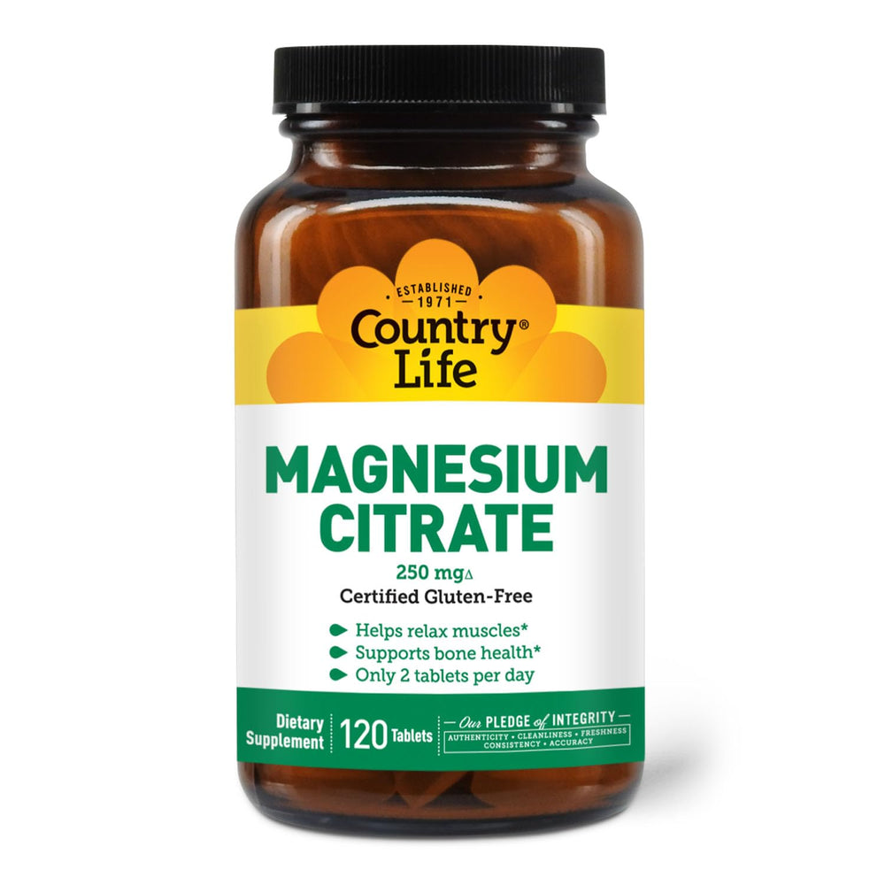 Country Life Magnesium Citrate 250mg energy scene for active lifestyle.
