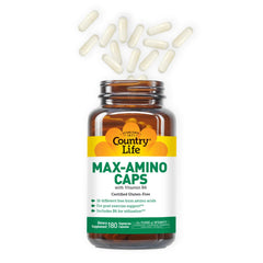 Close-up of Maxi-Amino 16 amino acids label
