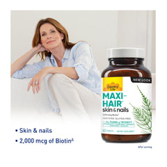 Country Life Maxi-Hair 60 tablets bottle and packaging