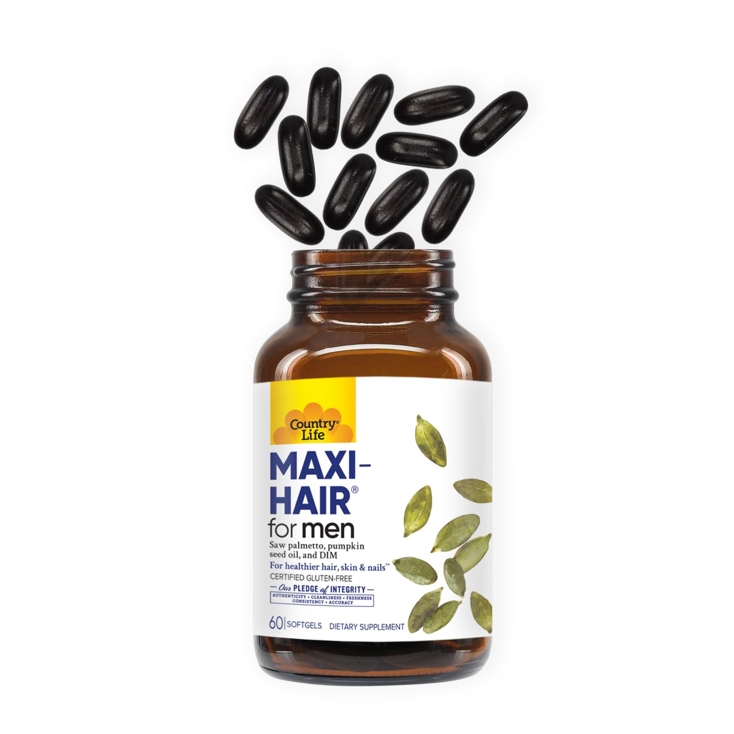 Lifestyle image of a man taking Maxi-Hair daily