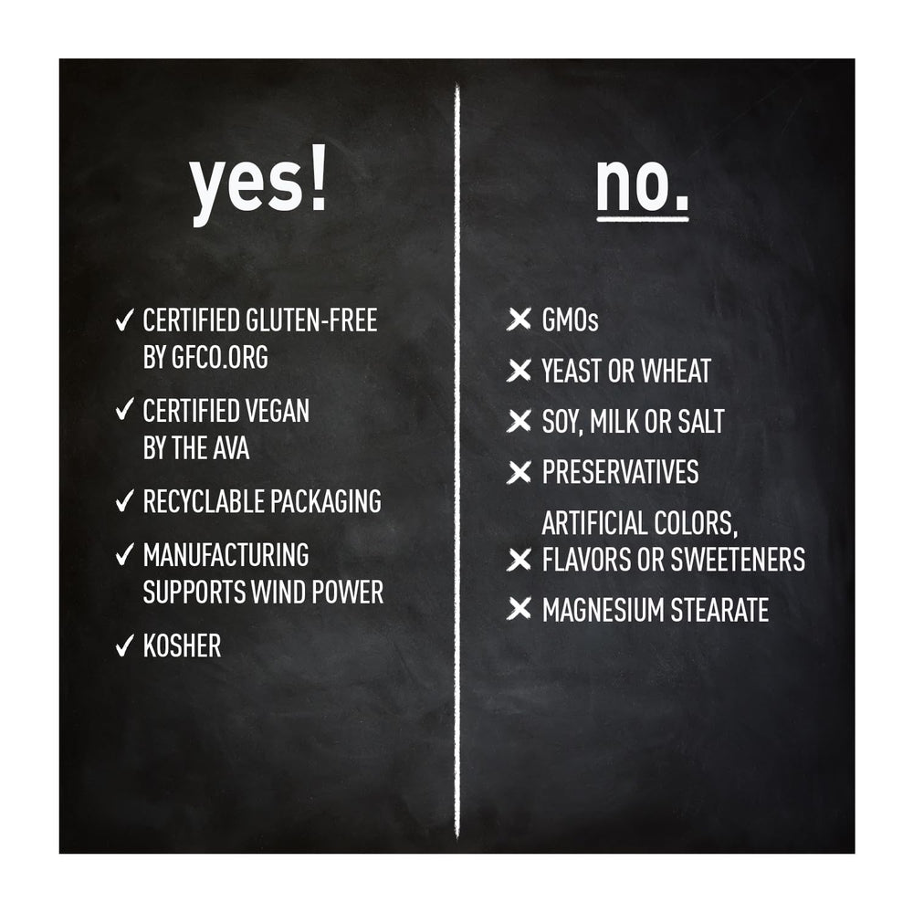 Gluten free vegan kosher certification logos on packaging