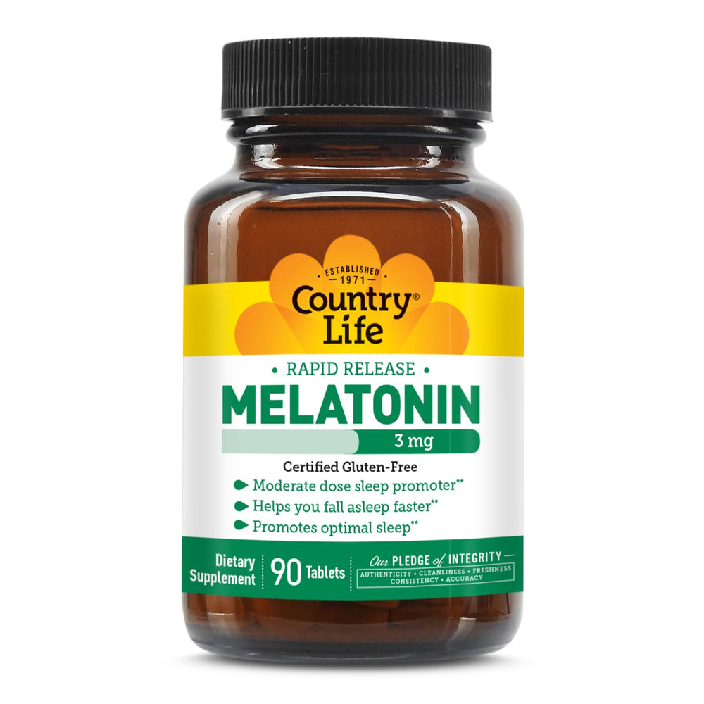 Country Life Melatonin Sleep Aid 3mg rapid-release tablet