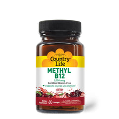 Country Life Methyl B-12 Capsules bottle side view