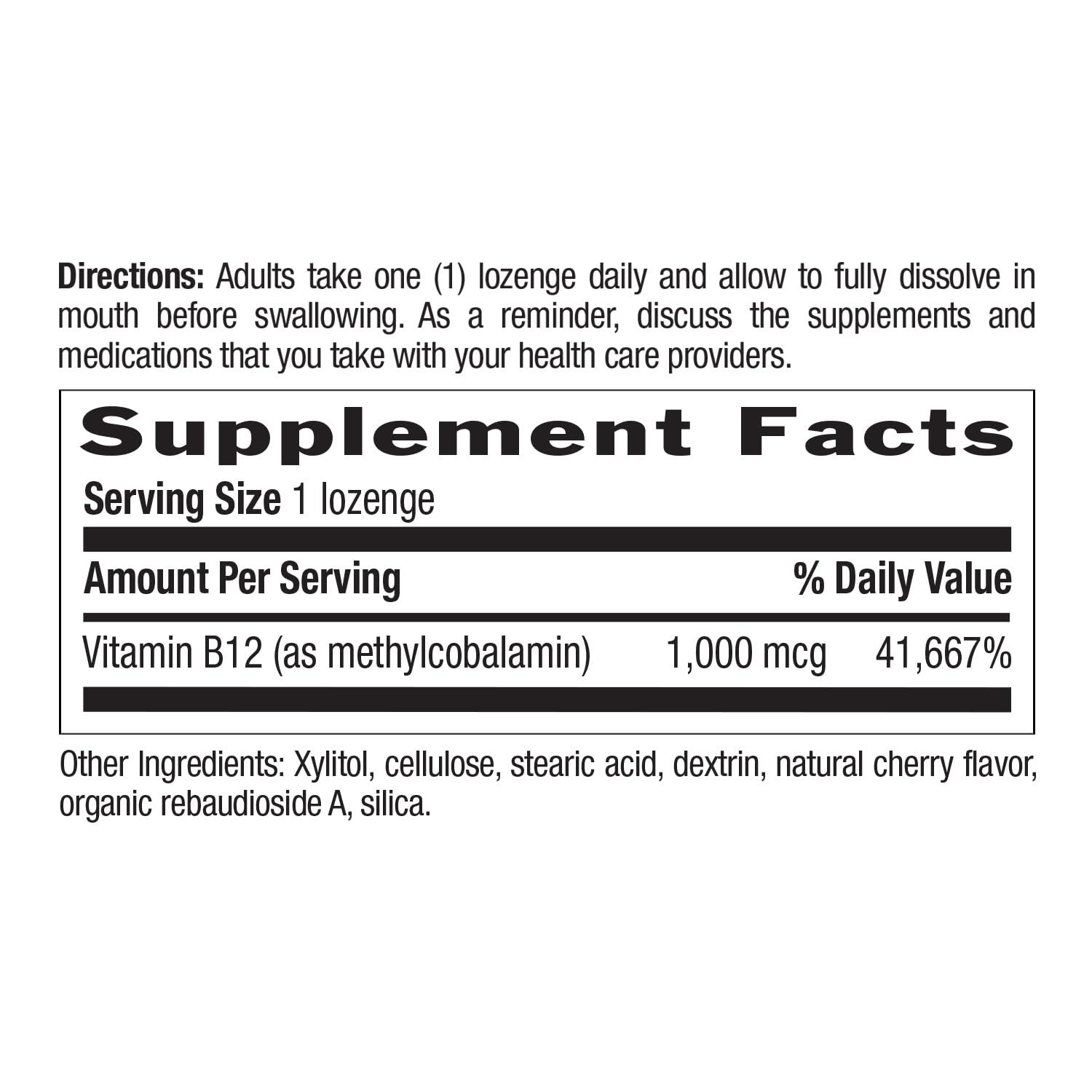 Packaging design highlighting methyl B-12 and B vitamins