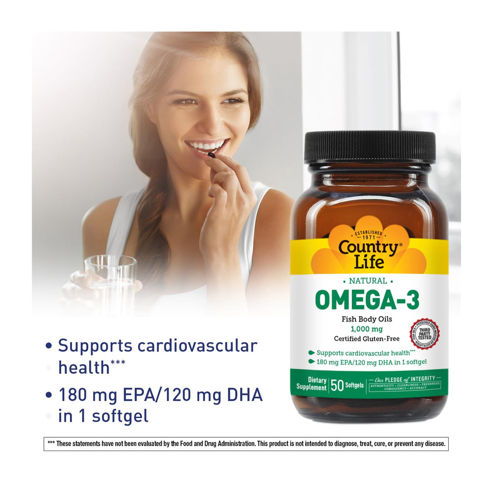 Burpless omega-3 softgels illustration