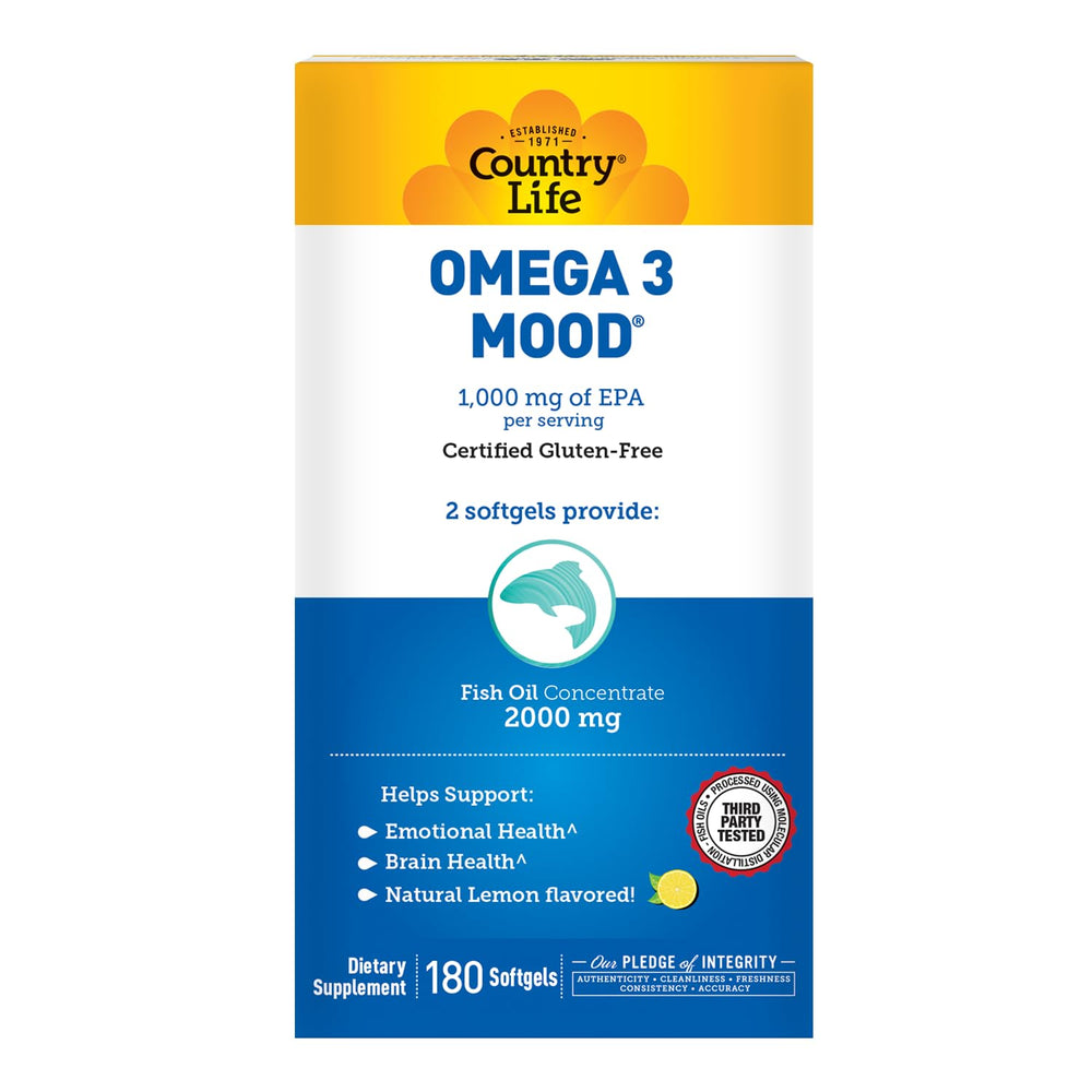 Omega-3 softgels beside lemon slices