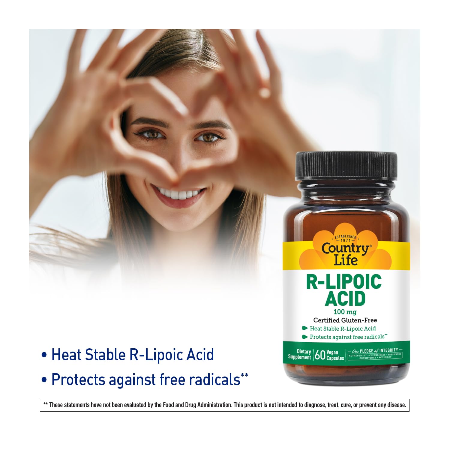 Country Life R-Alpha Lipoic Acid Complex 300mg bottle