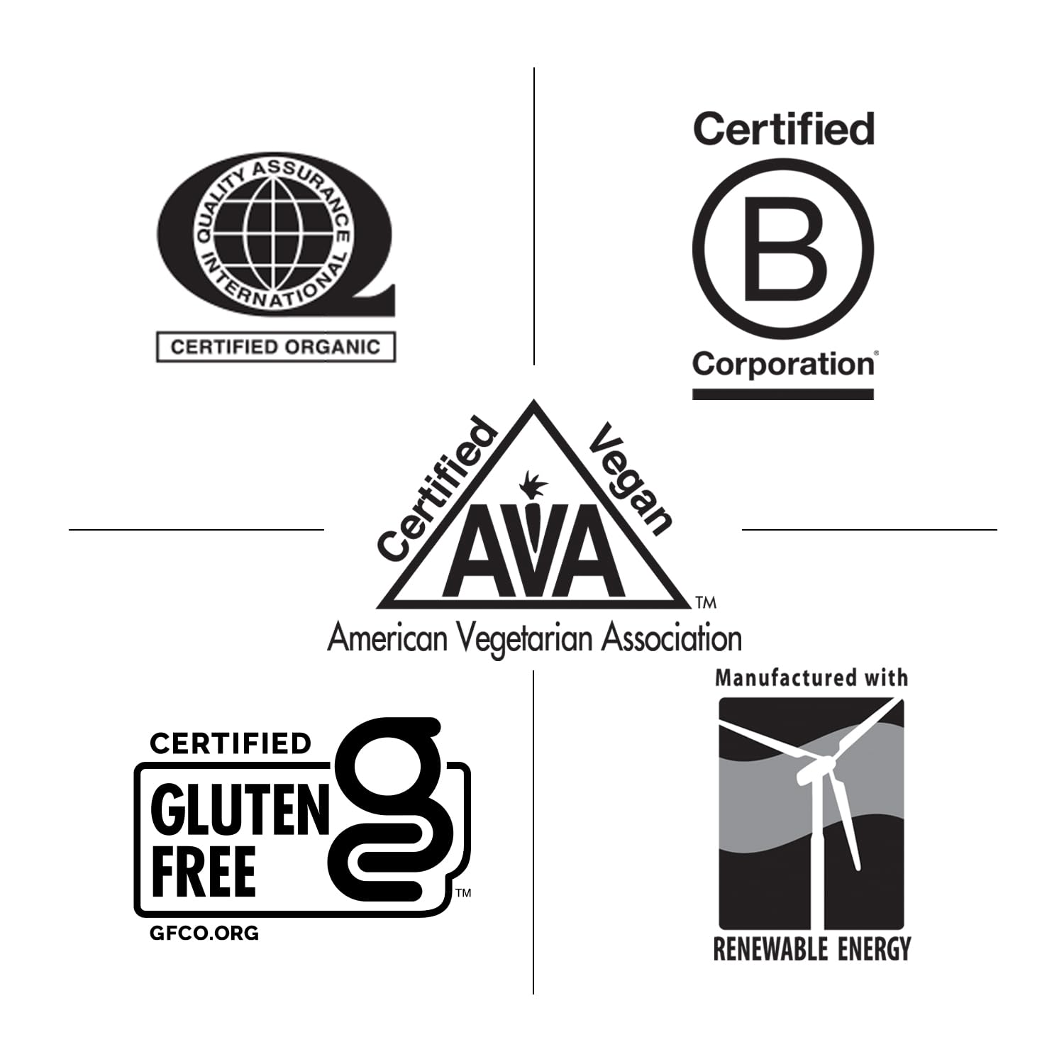Nutrition and supplement information on packaging