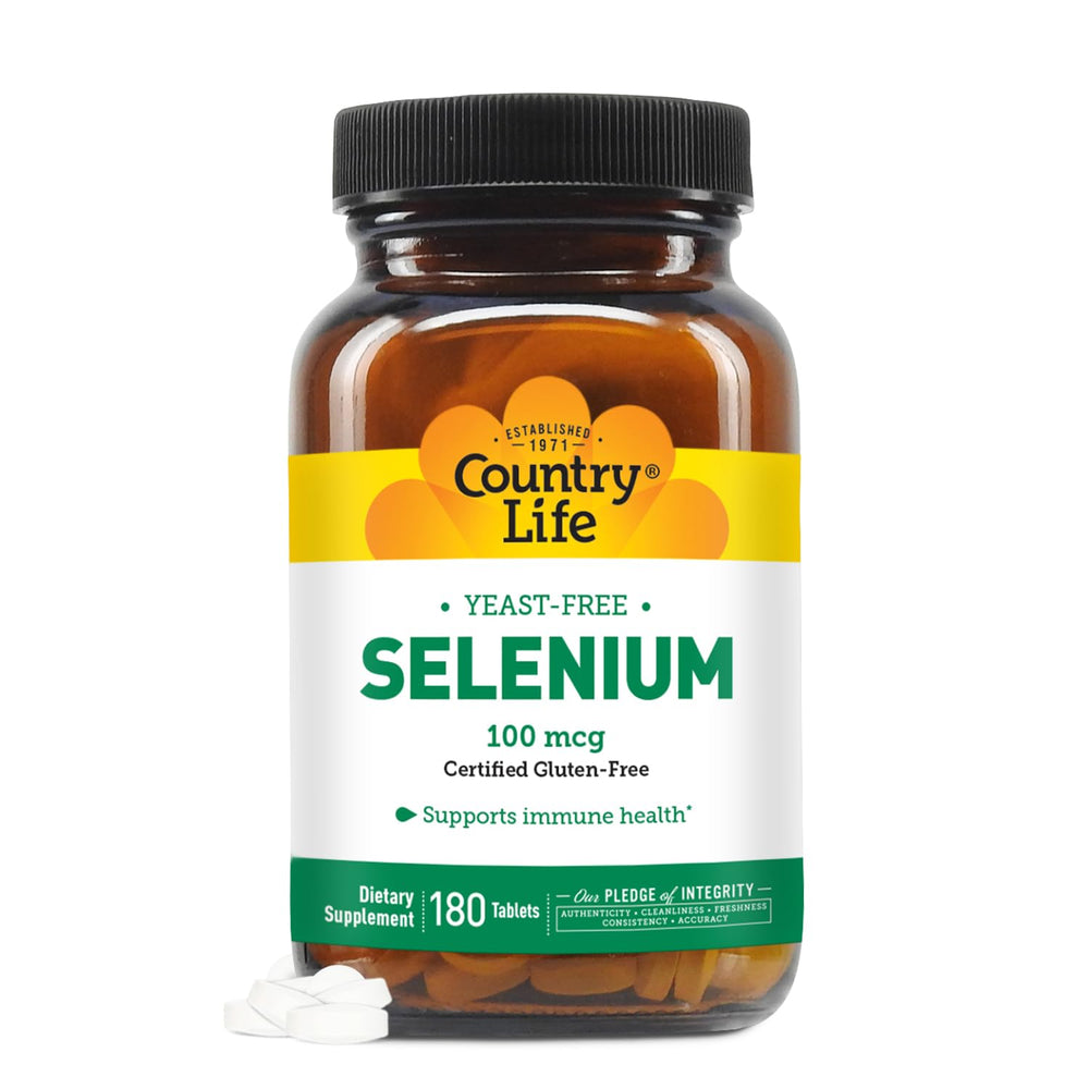 Country Life Selenium bottle front view