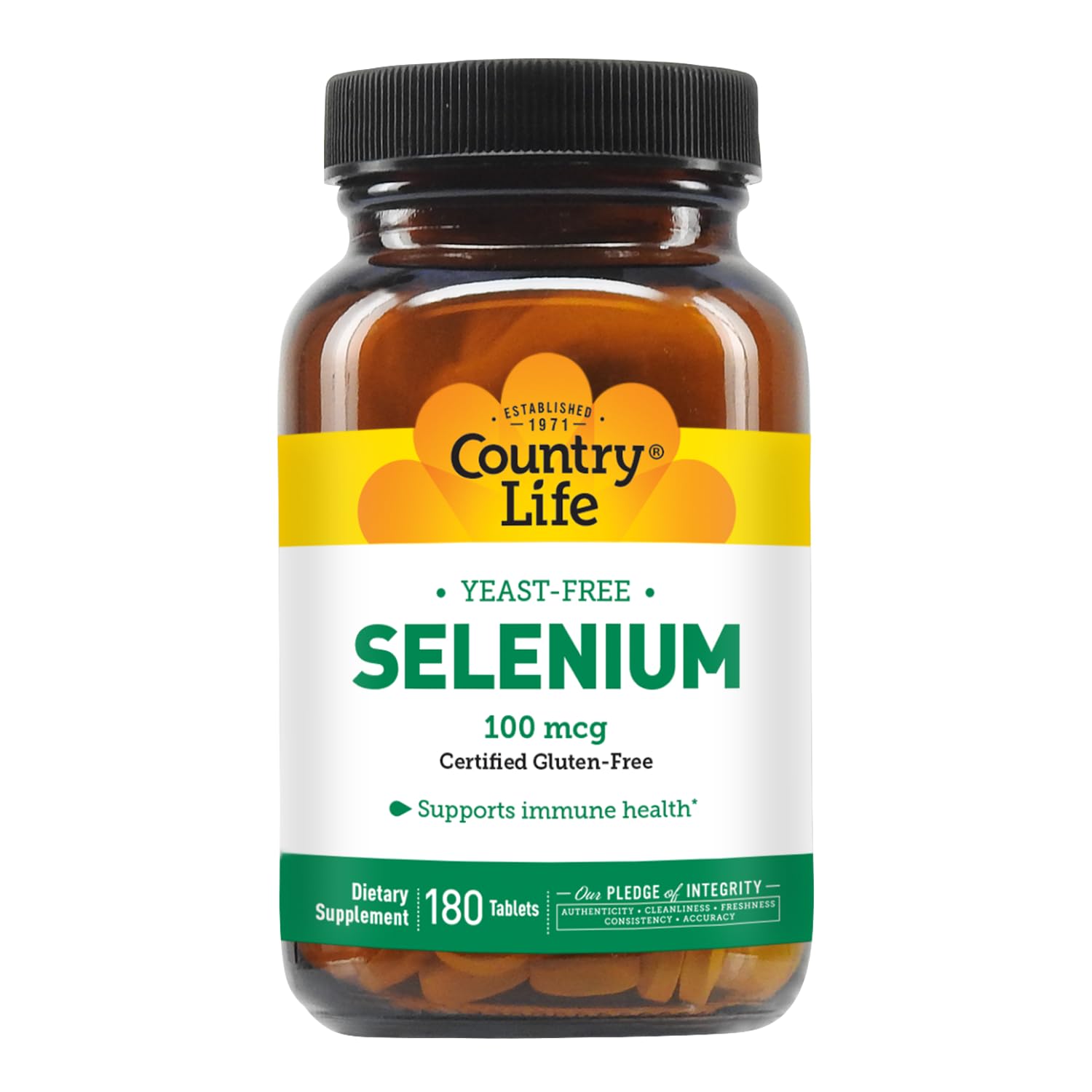 Dietary supplement facts panel image