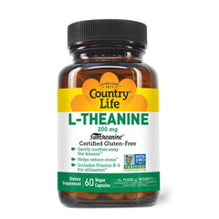 Country Life Suntheanine L-Theanine 60 vegan capsules bottle