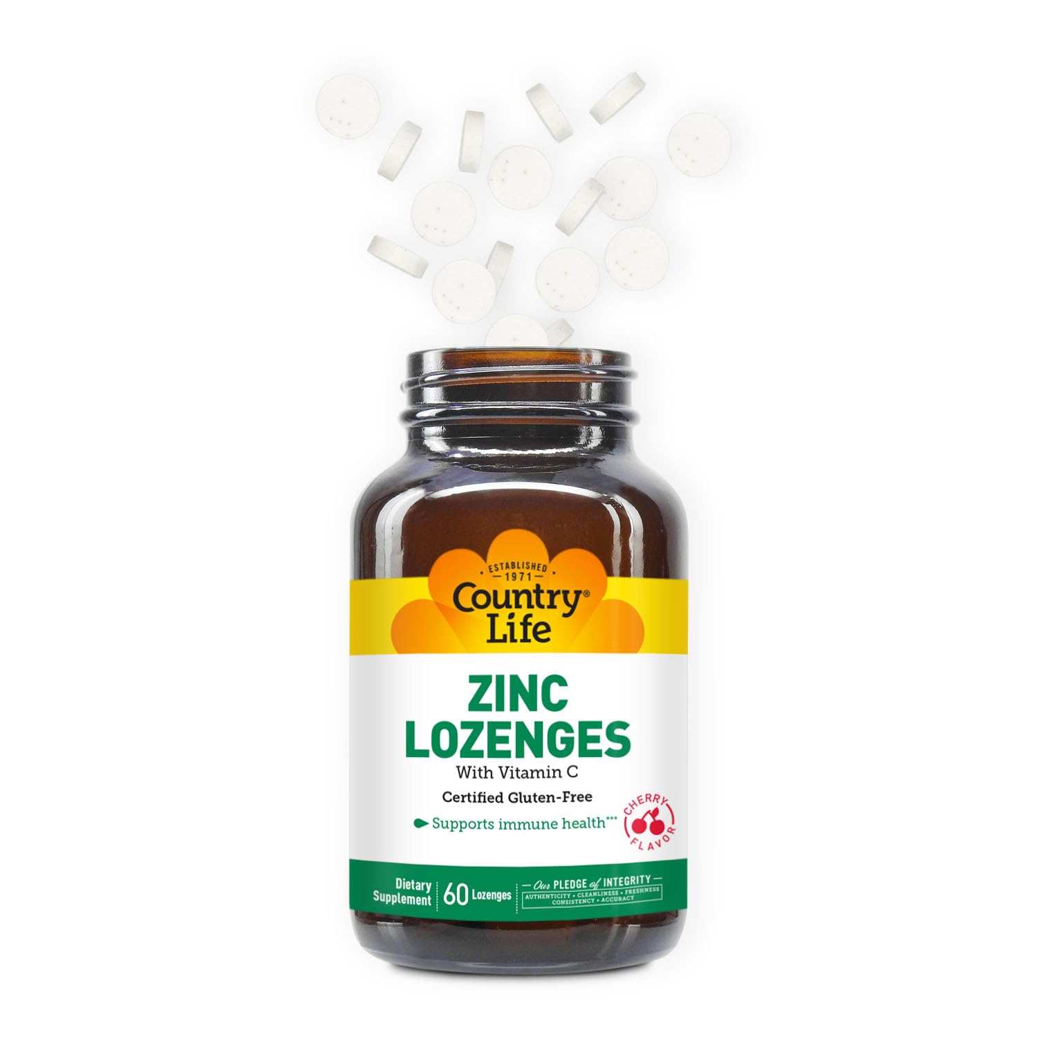 GFCO gluten-free and AVA vegetarian kosher certifications on packaging