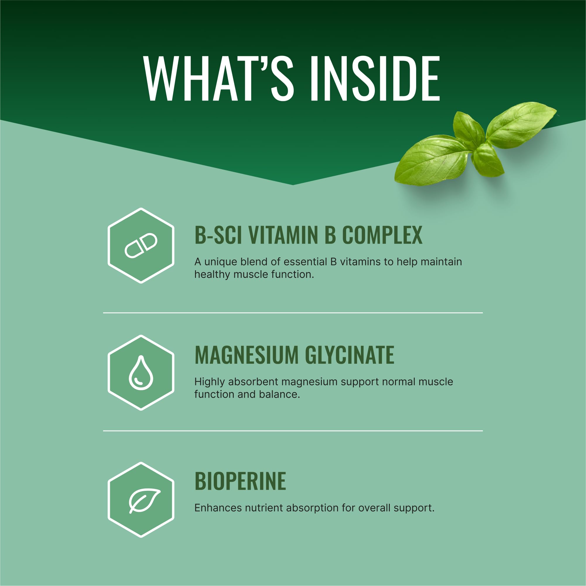 High-absorption magnesium glycinate in Cramprin