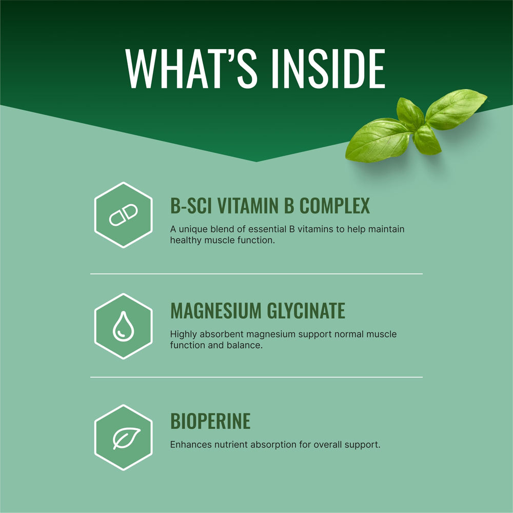 High-absorption magnesium glycinate in Cramprin