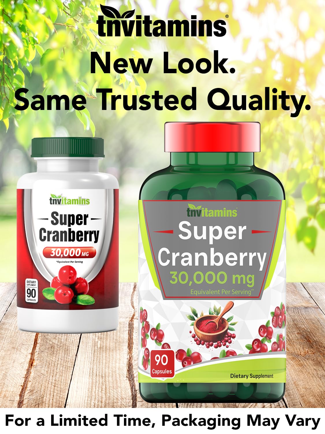 Super cranberry concentrate capsules with antioxidants and polyphenols.