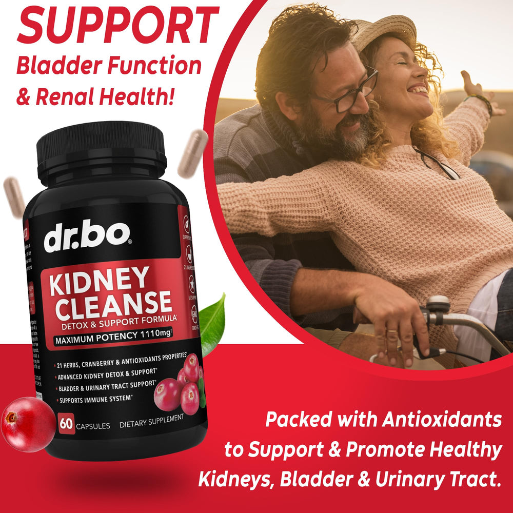 Detox kidney capsules supporting kidneys, liver, bladder and urinary tract health